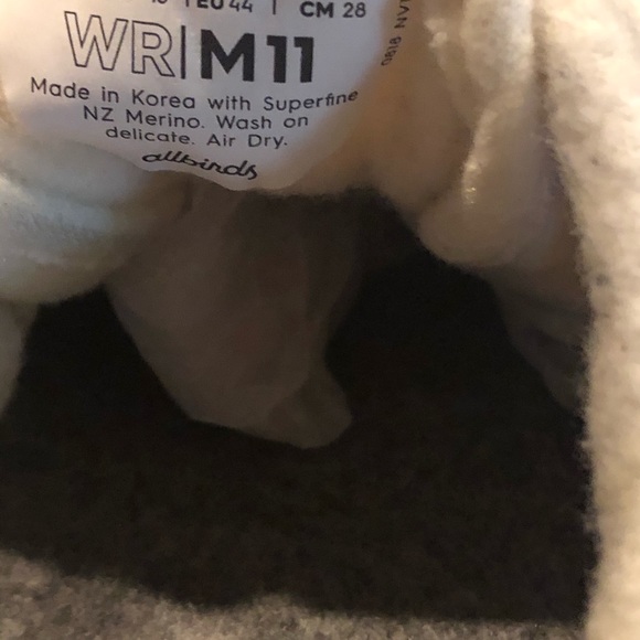 Allbirds men’s wool runners white sz 11 - Picture 5 of 5